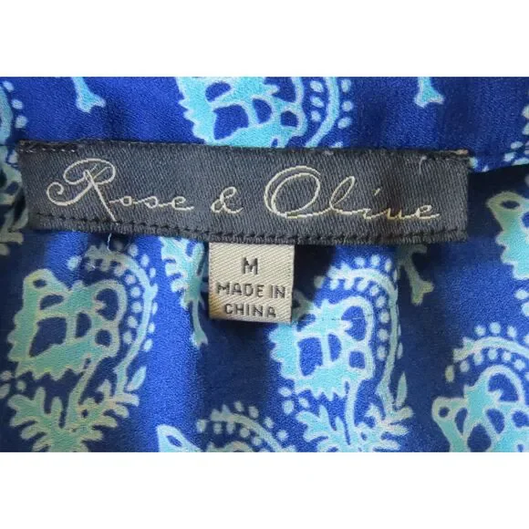 Rose & Olive Women's Boho Sleeveless Top medium NWOT - Picture 6 of 8